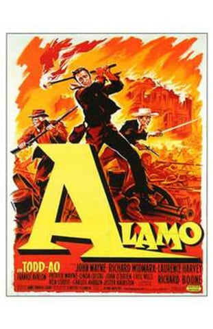 The Alamo Movie Poster Print