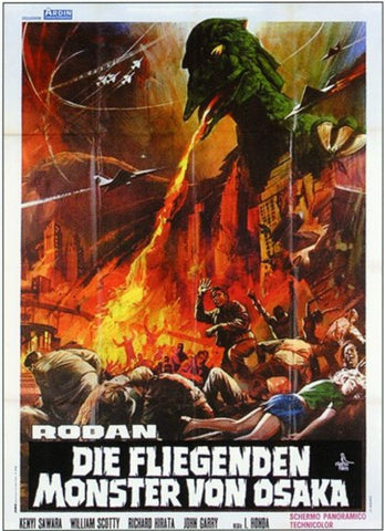 Rodan Movie Poster Print