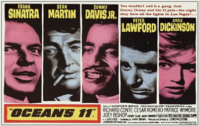 Oceans 11 Movie Poster Print