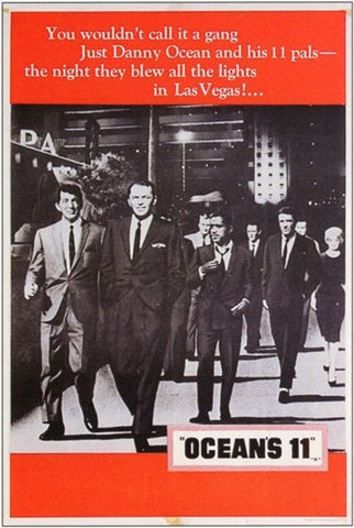 Oceans 11 Movie Poster Print