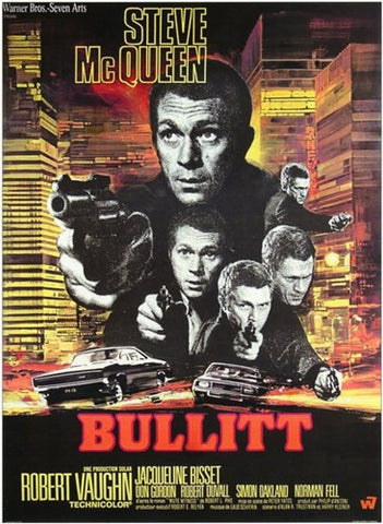 Bullitt Movie Poster Print