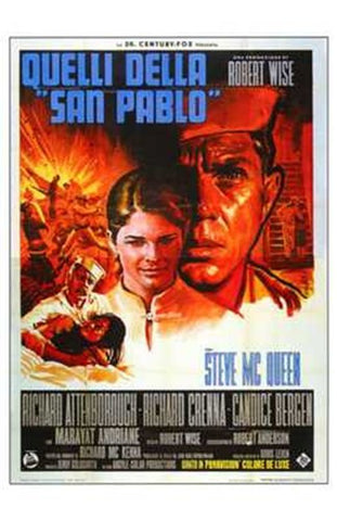 Sand Pebbles Movie Poster Print