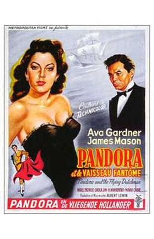 Pandora and the Flying Dutchman Movie Poster Print
