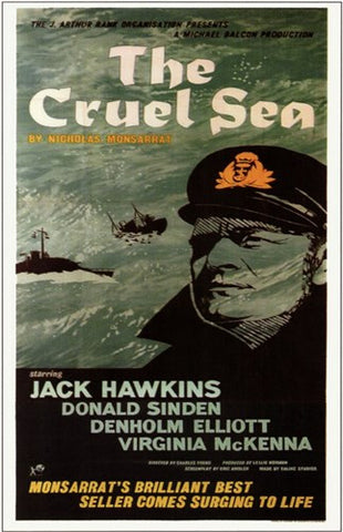 The Cruel Sea Movie Poster Print