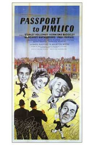 Passport to Pimlico Movie Poster Print