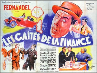 Gaites De La Finance  Les Movie Poster Print