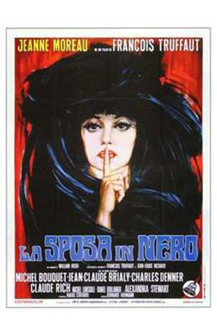 The Bride Wore Black Movie Poster Print