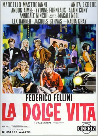 La Dolce Vita Movie Poster Print