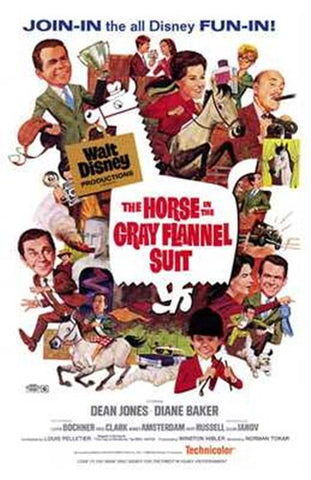 The Horse in the Gray Flannel Suit Movie Poster Print