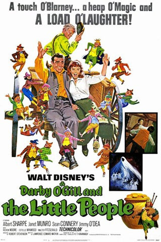 Darby O'gill and Little People Movie Poster Print