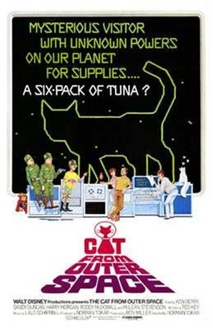 The Cat from Outer Space Movie Poster Print
