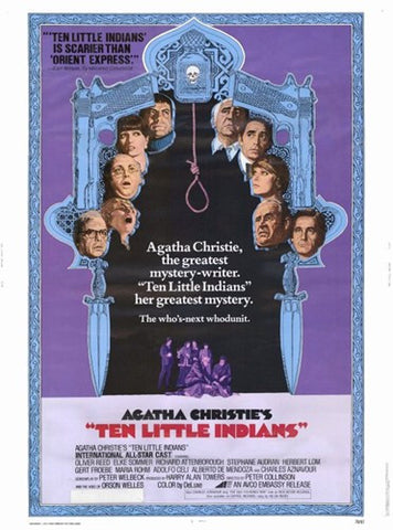 Ten Little Indians Movie Poster Print