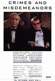 Crimes and Misdemeanors Movie Poster Print