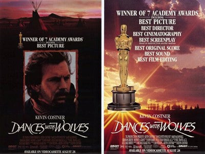 Dances With Wolves Movie Poster Print