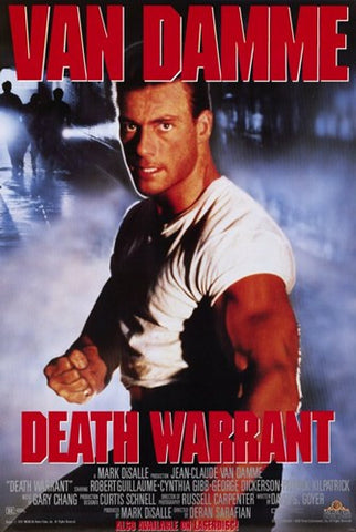 Death Warrant Movie Poster Print