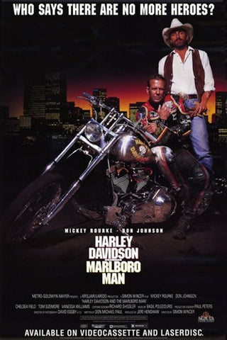 Harley Davidson and Marlboro Man Movie Poster Print