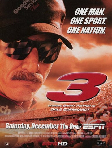 3: The Dale Earnhardt Story Movie Poster Print