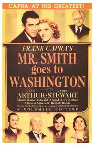 Mr Smith Goes to Washington Movie Poster Print
