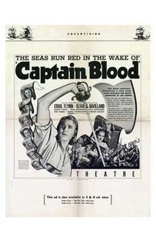 Captain Blood Movie Poster Print