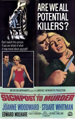 Signpost to Murder Movie Poster Print