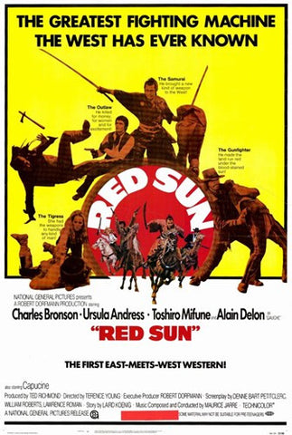Red Sun Movie Poster Print