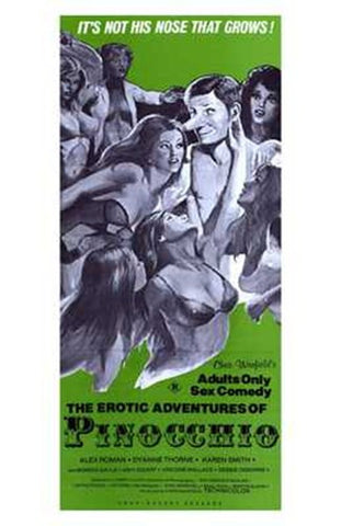 Erotic Adventures of Pinocchio Movie Poster Print
