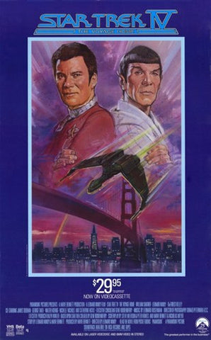 Star Trek 4: The Voyage Home (Video Cassette Release) Movie Poster Print