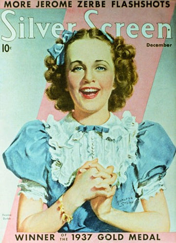 Deanna Durbin Movie Poster Print
