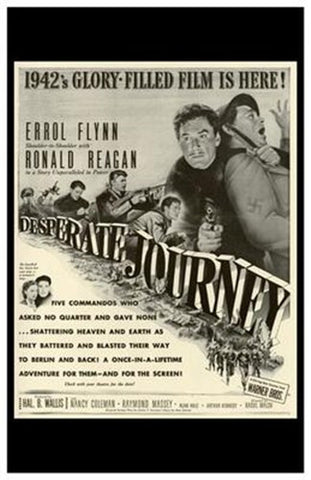Desperate Journey Movie Poster Print