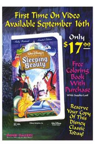 Sleeping Beauty Movie Poster Print