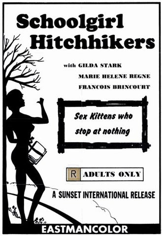 Schoolgirl Hitchhikers Movie Poster Print