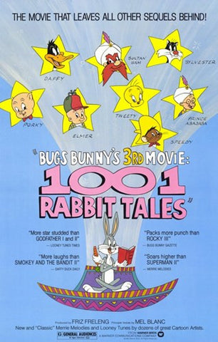 Bugs Bunny's 1001 Rabbit Tales Movie Poster Print