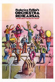 Orchestra Rehearsal Movie Poster Print