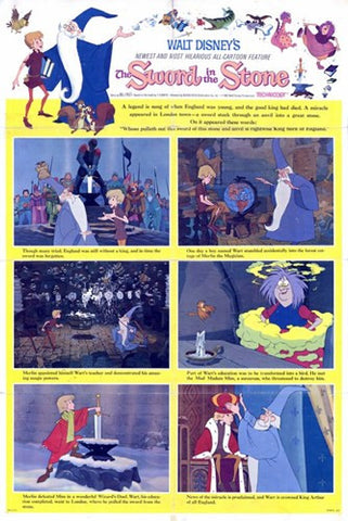 The Sword in the Stone Movie Poster Print