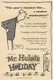 Mr Hulot's Holiday Movie Poster Print