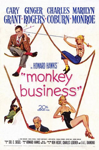 Monkey Business Movie Poster Print