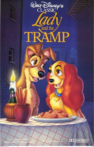 Lady and the Tramp Movie Poster Print