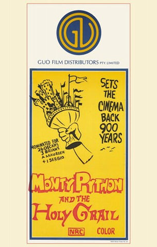 Monty Python and the Holy Grail Movie Poster Print
