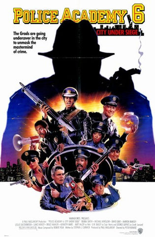 Police Academy 6 City Under Siege Movie Poster Print