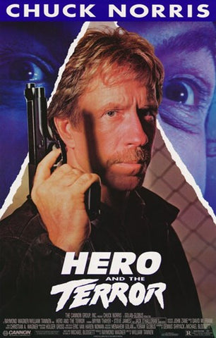 Hero and the Terror Movie Poster Print