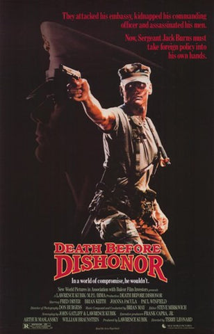 Death Before Dishonor Movie Poster Print