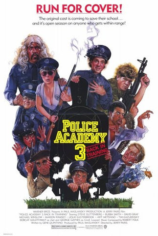 Police Academy 3 Back in Training Movie Poster Print