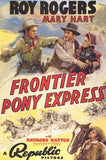 Frontier Pony Express Movie Poster Print