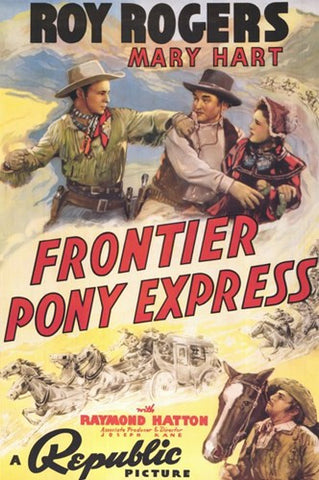 Frontier Pony Express Movie Poster Print