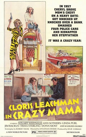 Crazy Mama Movie Poster Print