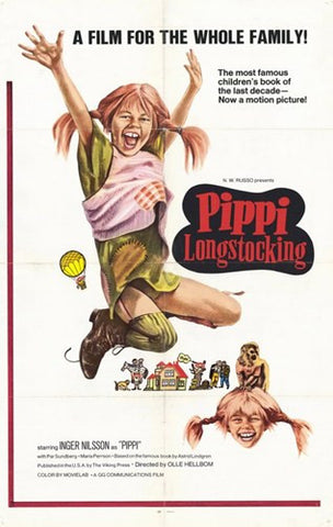 Pippi Longstocking Movie Poster Print