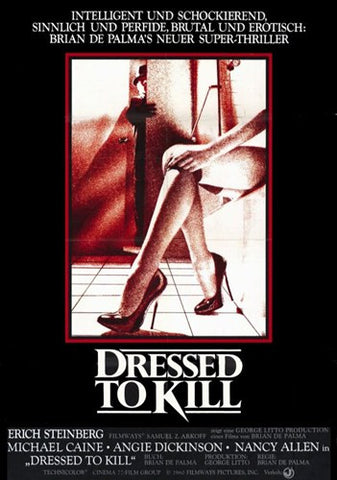Dressed to Kill Movie Poster Print