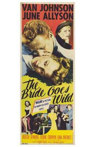 The Bride Goes Wild Movie Poster Print