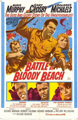 Battle At Bloody Beach Movie Poster Print