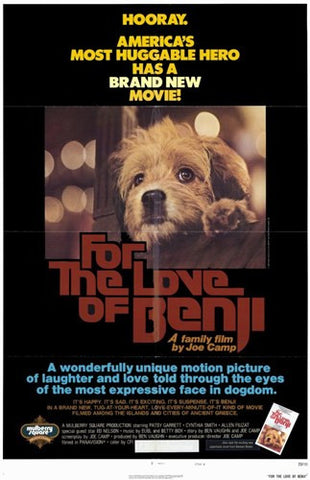 For Love of Benji Movie Poster Print
